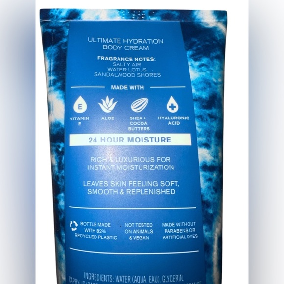 Bath & Body Works Sea Salt Coast Body Cream - Blue - Picture 8 of 8